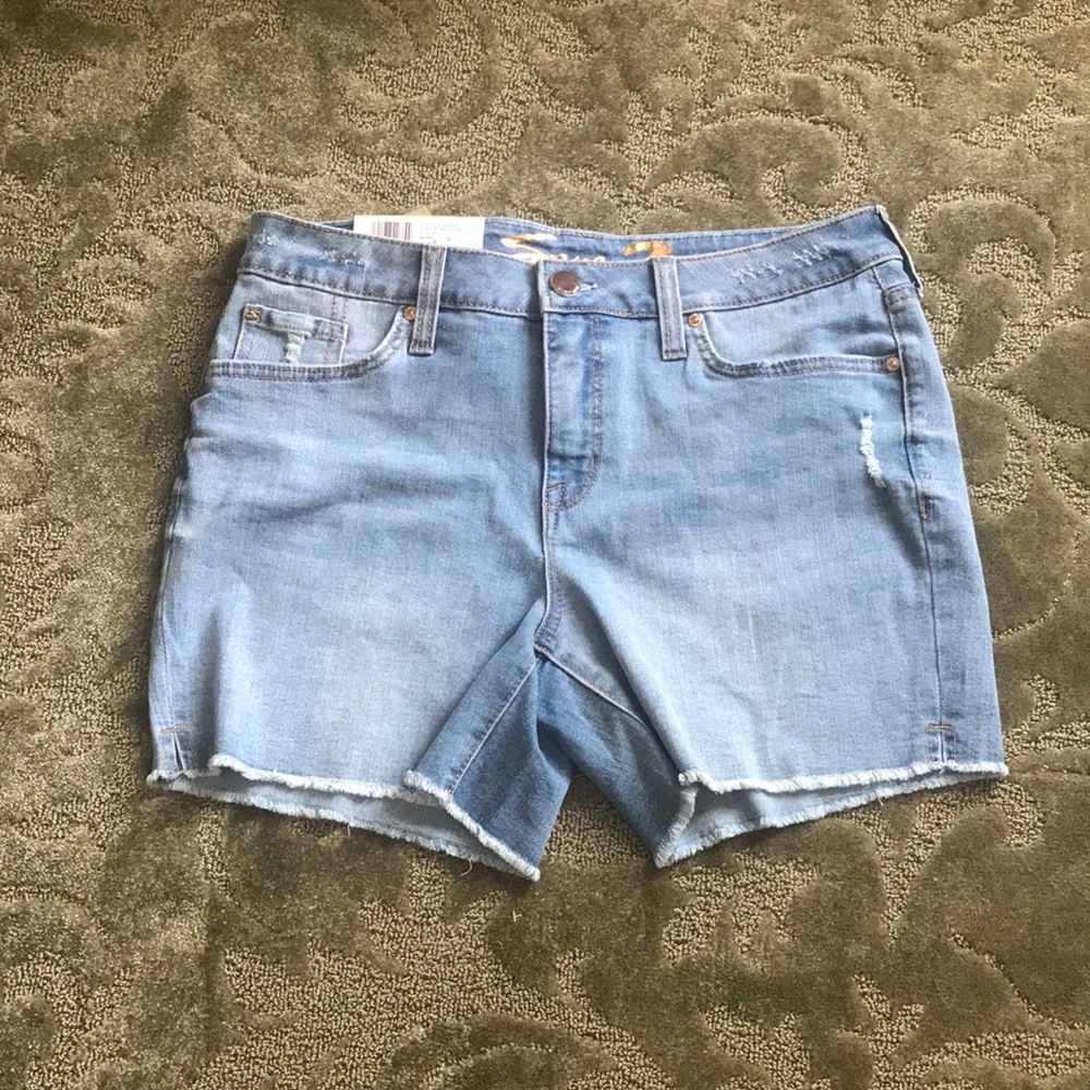 Denim shorts